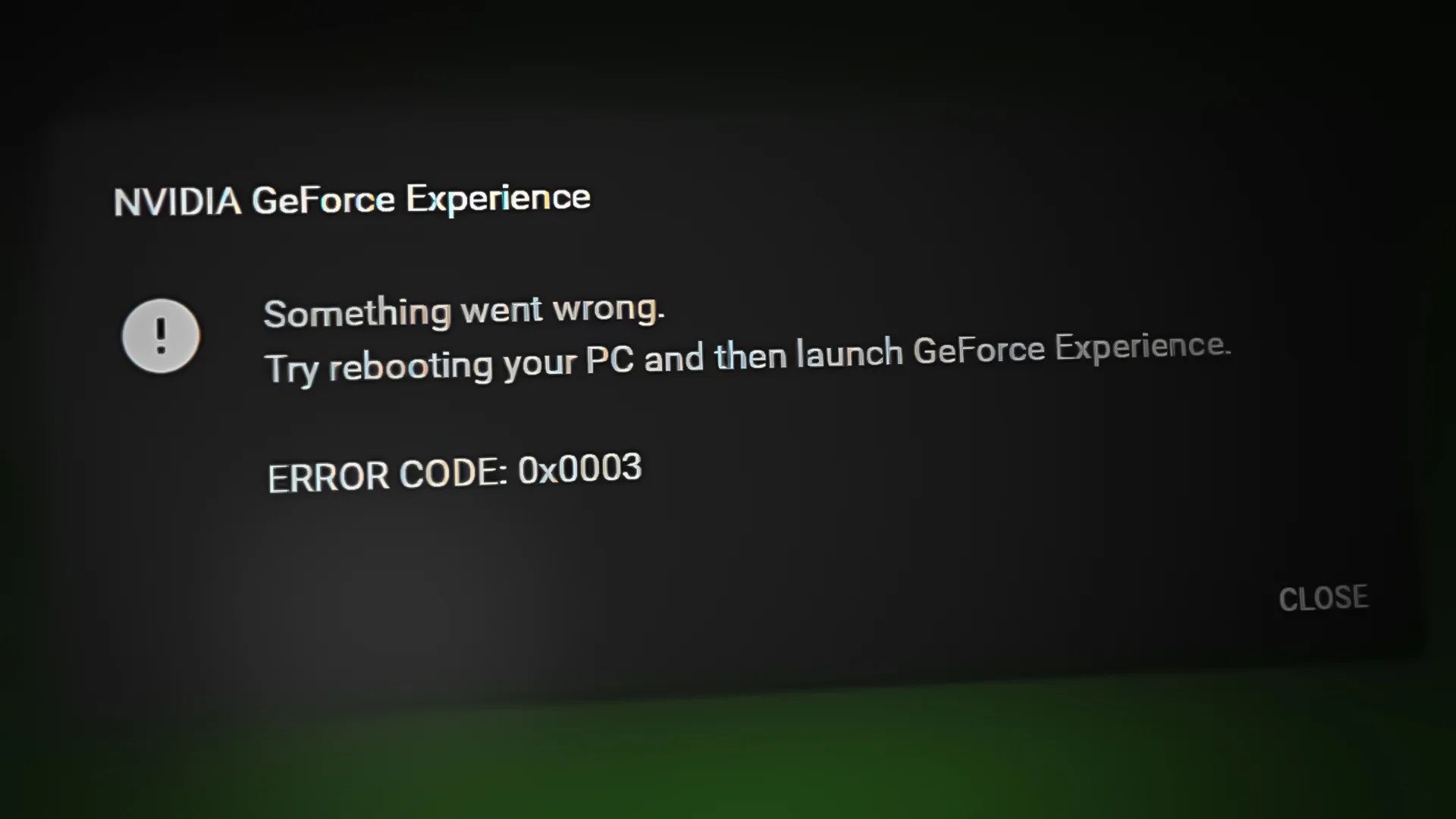 Cách sửa lỗi NVIDIA GeForce Experience 0x0003 trên máy tính Windows