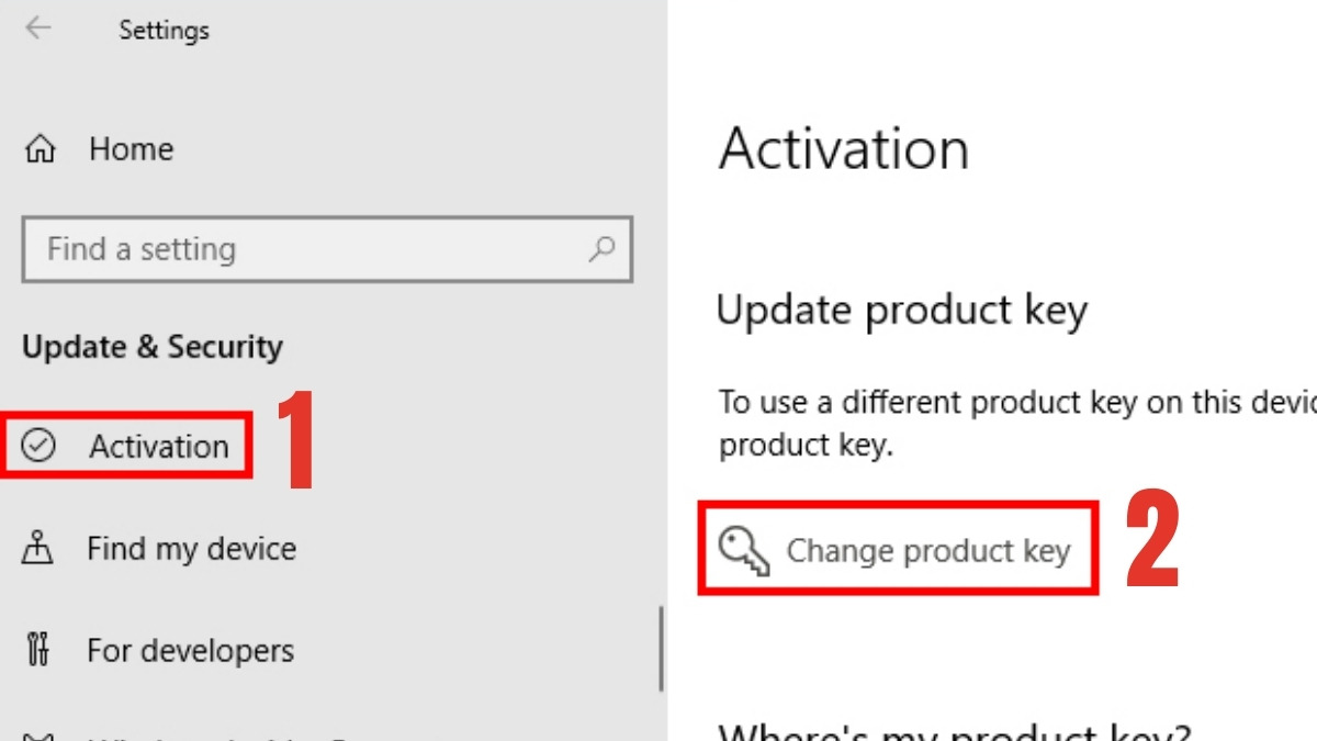 Cách Activate Windows trên các thiết bị bước 3