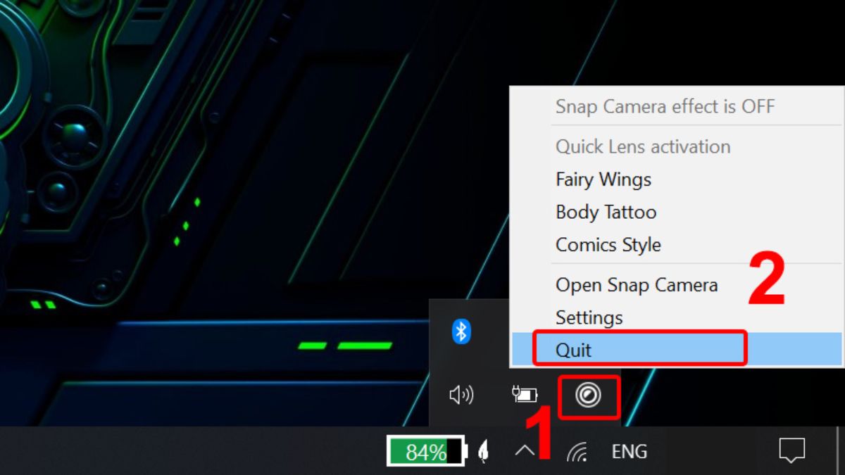 cách xóa snap camera trên máy tính