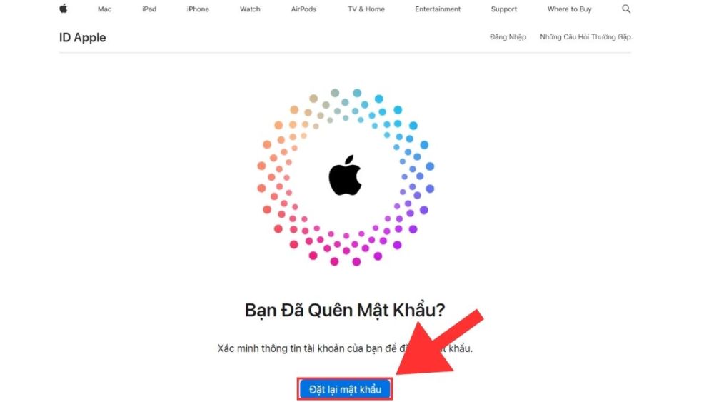 Cách xử lý khi MacBook bị dính iCloud bước 1