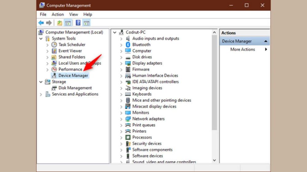 Cách mở Device Manager bằng This PC