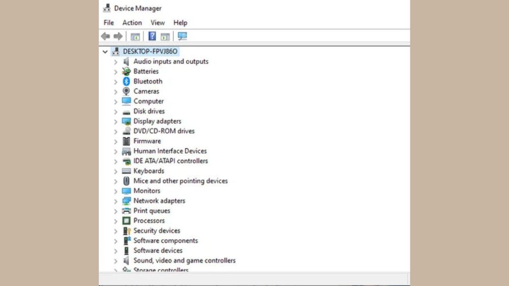 Cách mở Device Manager bằng Windows 10 Search bước 1