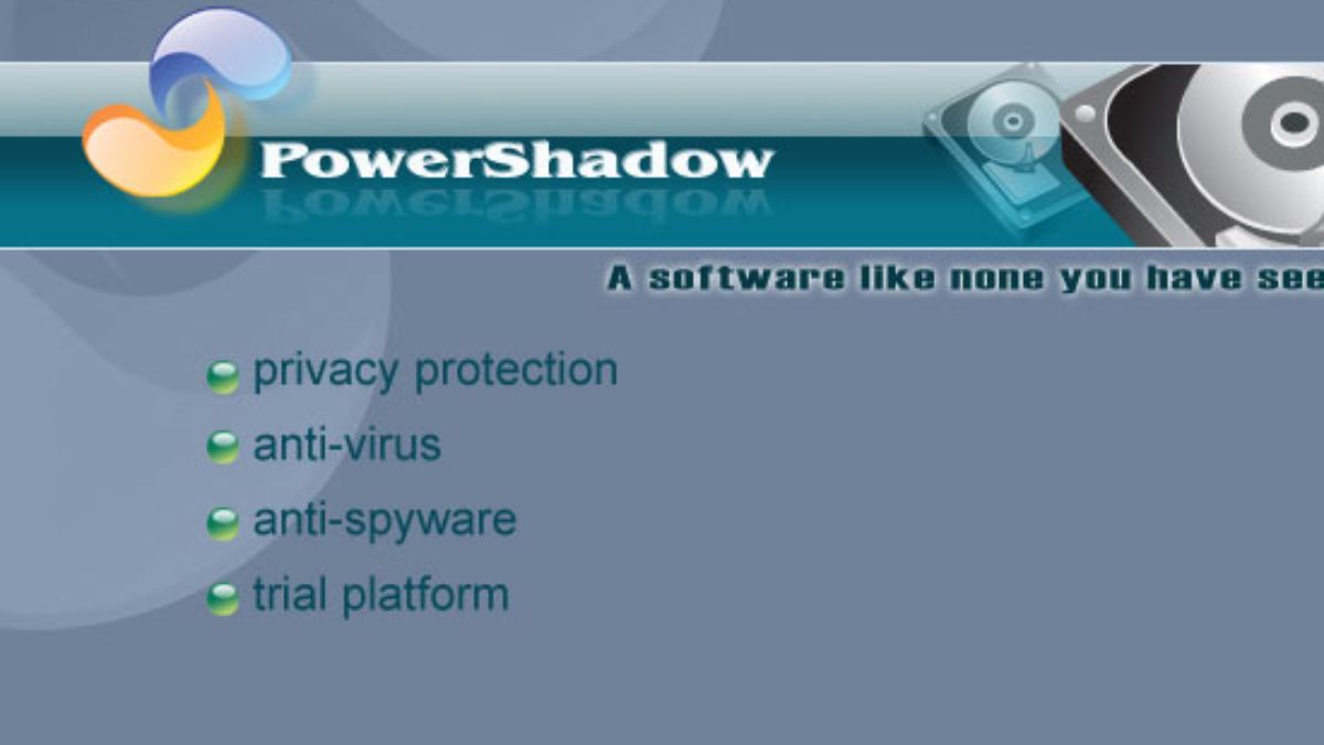 Phần mềm đóng băng ổ cứng Power Shadow