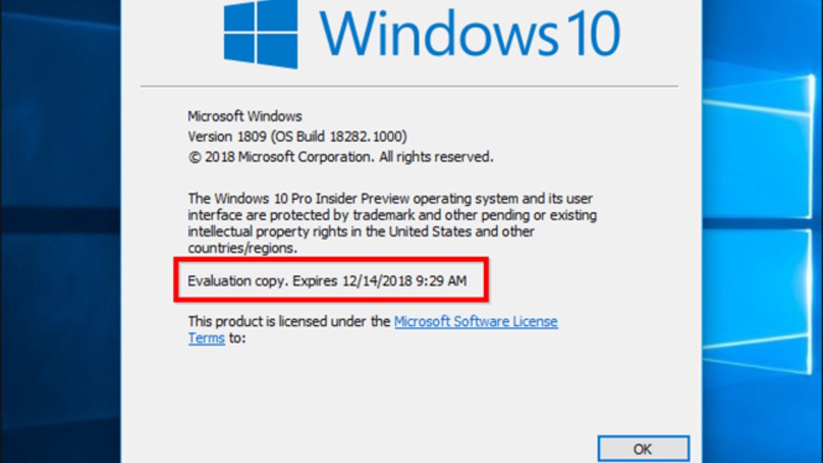 Cách kiểm tra thời hạn bản quyền Windows