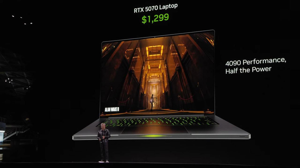 Laptop RTX 5070 có giá từ 1299 USD