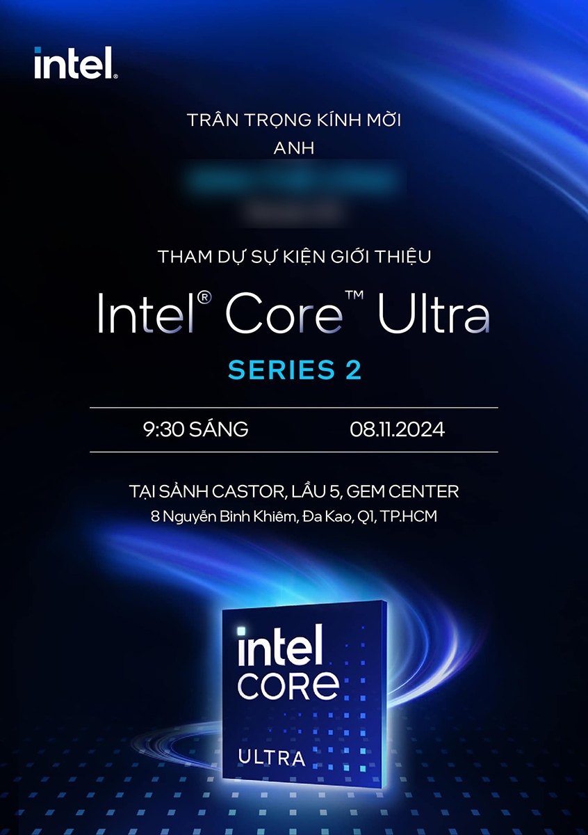 Sự kiện ra mắt Intel Core Ultra Series 2 tại Việt Nam