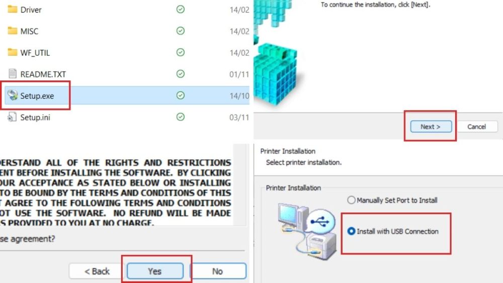 Hướng dẫn tải cài đặt máy in Canon 2900 cho Win 10 bước 3