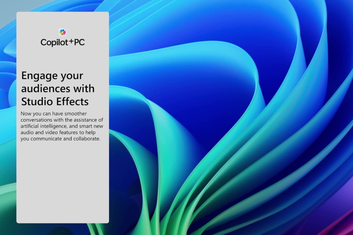 Windows Studio Effects giúp bạn cải thiện chất lượng hình ảnh và âm thanh cuộc gọi video