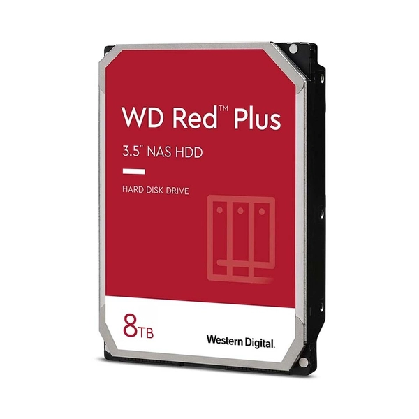  HDD WD Red Plus 8TB 3.5 inch SATA III 256MB Cache 5640RPM WD80EFPX