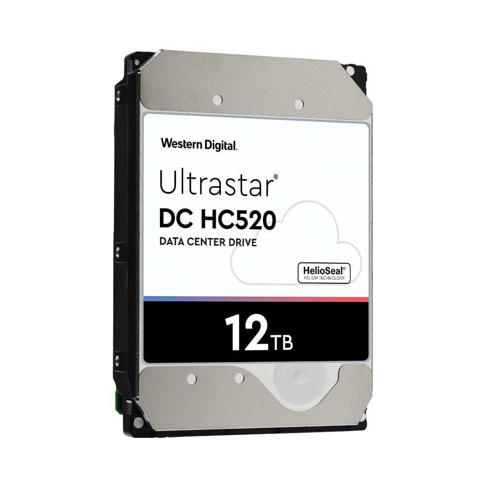  HDD WD Ultrastar HC520 12TB 3.5 inch SATA Ultra 512E SE HE123 256MB Cache 7200RPM HUH721212ALE604