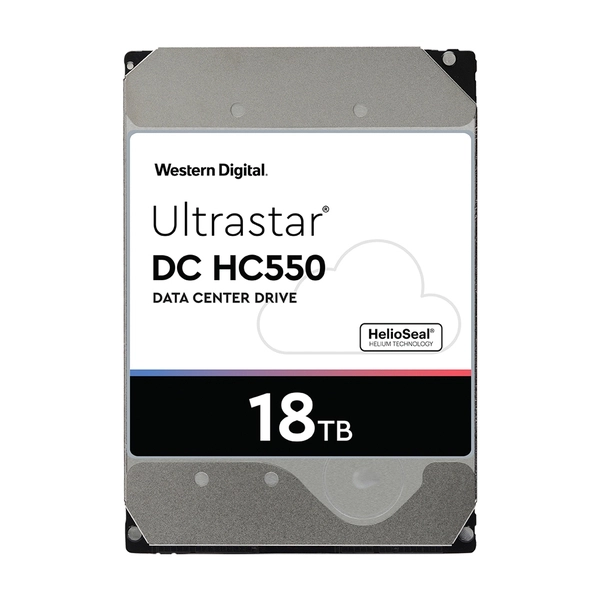  HDD WD Ultrastar 18TB HC550 3.5 inch SATA Ultra 512E SE NP3 512MB Cache 7200RPM WUH721818ALE6L4